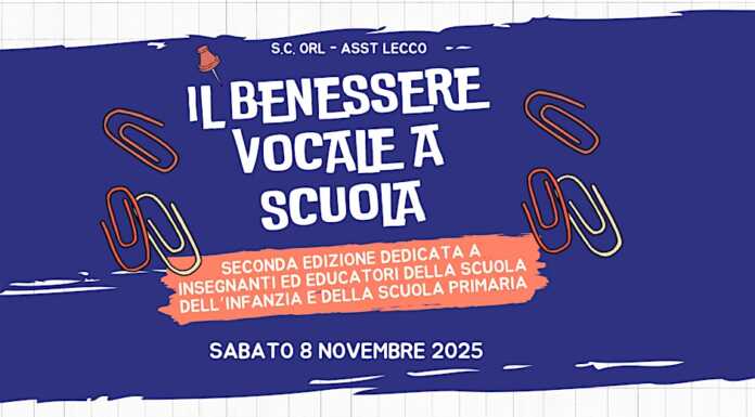 ASST Lecco, workshop gratuito sul benessere vocale per insegnanti ed educatori