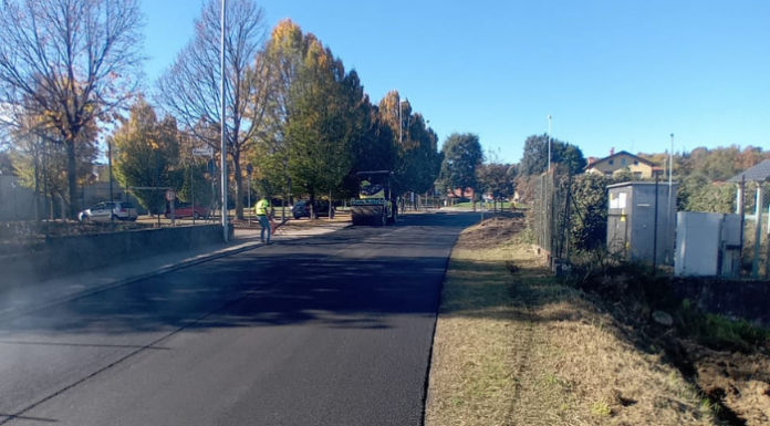 Imbersago: in corso il ripristino definitivo degli asfalti dopo la dismissione del depuratore