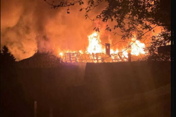 incendio a perego incendio monastero Bernaga