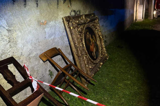 incendio monastero Bernaga