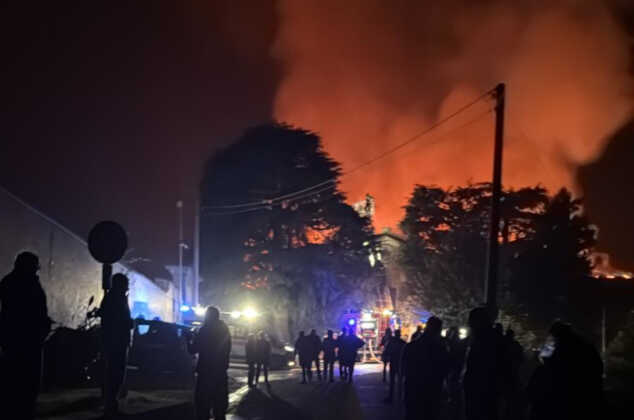 incendio monastero Bernaga