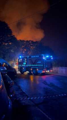 incendio monastero Bernaga