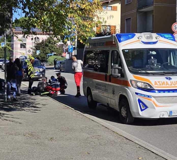 incidente calolzio-5 ottobre 2025-3 incidente auto moto calolzio