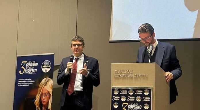 Fratelli d’Italia celebra i tre anni di Governo ad Assago, Boscagli: “Lecco rappresenta una prova di maturità” fratelli d'italia-assago-boscagli