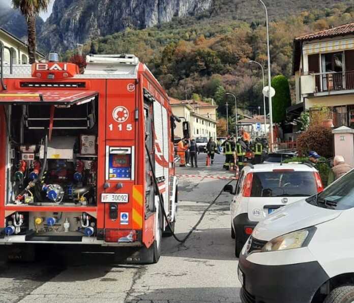 fuga di gas-bonacina-vigili del fuoco