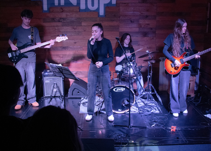 La band "Errata Corrige" durante l'esibizione di sabato 14/03/2025 c/o il circolo Arci Pintupi di Verderio