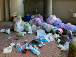 Lecco, rifiuti abbandonati in via Campanella, ennesima segnalazione malavedo rifiuti