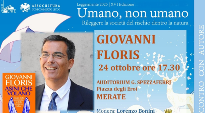 Leggermente fa tappa a Merate, arriva Giovanni Floris con il suo nuovo libro Giovanni Floris