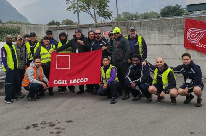 presidio sciopero fedex valmadrera