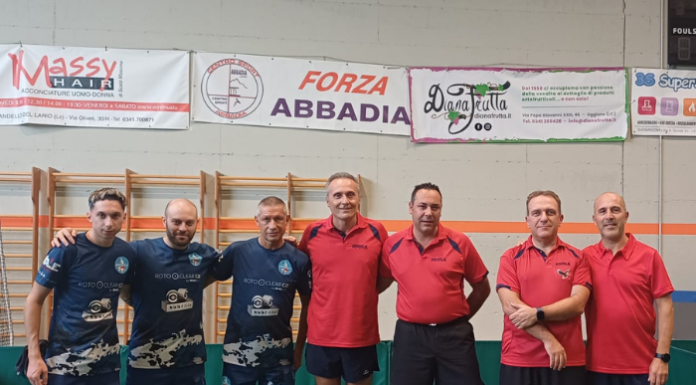 Tennis Tavolo Abbadia. Due vittorie e tanto spettacolo nella seconda giornata FITeT In rosso: Milani, Fumagalli, Spagnolo, Losa