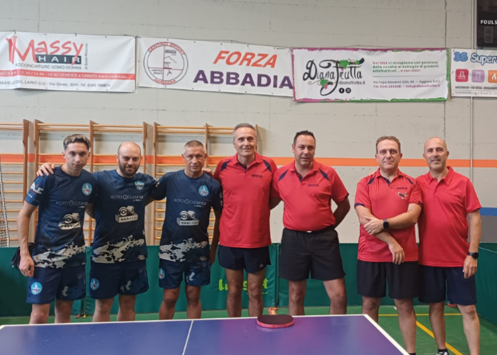 tennis-tavolo-abbadia-lariana-2025101011 In rosso: Milani, Fumagalli, Spagnolo, Losa