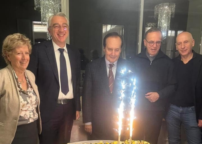 Una foto della cena dello scorso anno