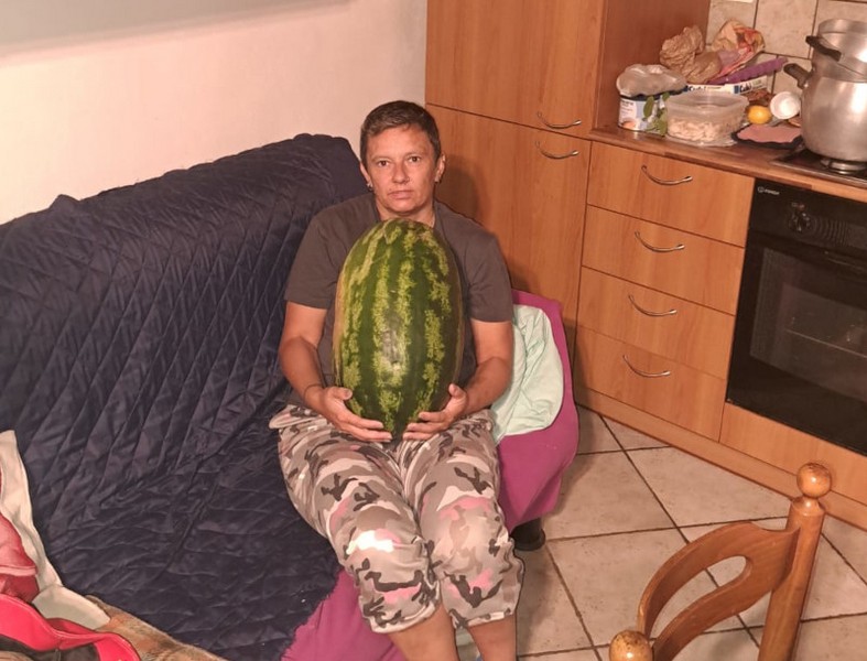 Angelo Vitali verdure giganti Bellano