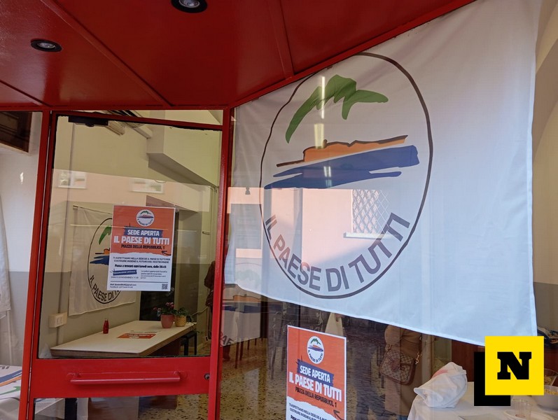 Fasoli candidato sindaco il paese di tutti apertura sede elettorale