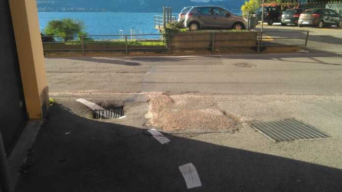 Varenna banda ultra larga strade danneggiate