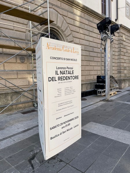 Concerto San Nicolò Lecco il Natale del Redentore accademia Corale