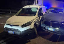 Calco: incidente tra un furgone e un’auto in via Nazionale