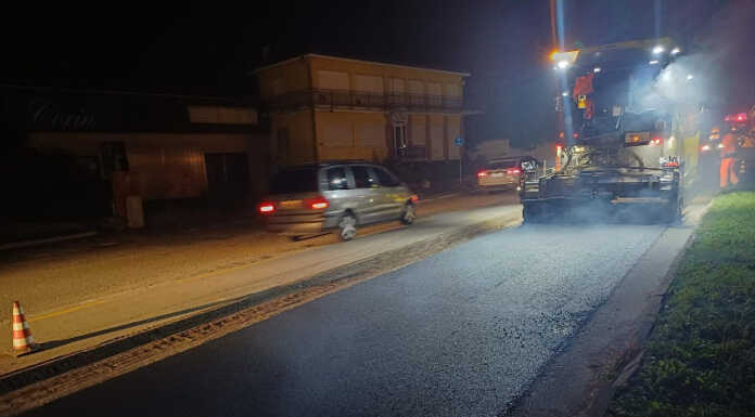 Cernusco, Sp 342 dir: continuano i lavori di consolidamento e riasfaltatura