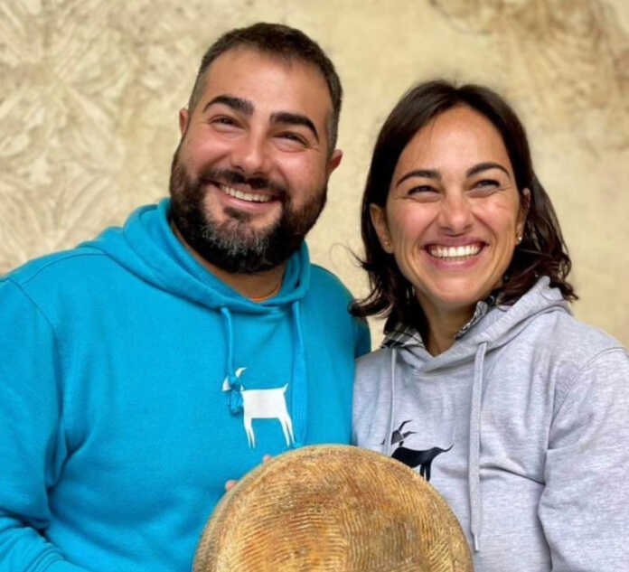 Agostino e Chiara titolari dell'Azienda Agricola Deviscio