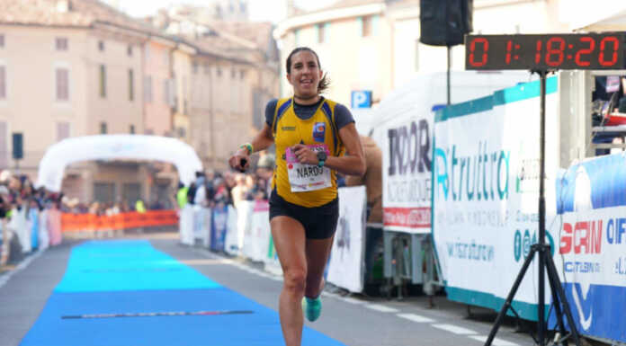 Laura Nardo migliora il primato provinciale SF35 di mezza maratona: 1h18’23”