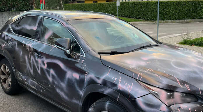 Merate, auto imbrattata: l’assessore Riva ringrazia per la solidarietà ricevuta