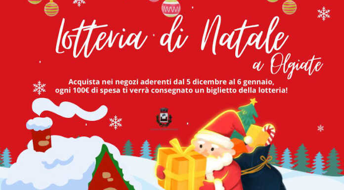 Olgiate, il Comune lancia la lotteria di Natale per incentivare gli acquisti in paese