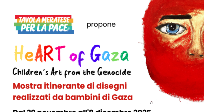 Merate, flash mob in piazza per l’inaugurazione di “HeArt of Gaza”