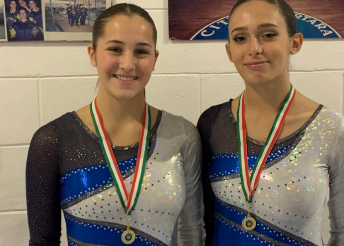 as-merate-gym-ginnaste Emma Viganò e Gioia Boschini
