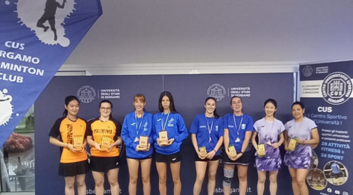 Badminton Lecco protagonista al “Torneo Sità de Berghem” con 10 medaglie