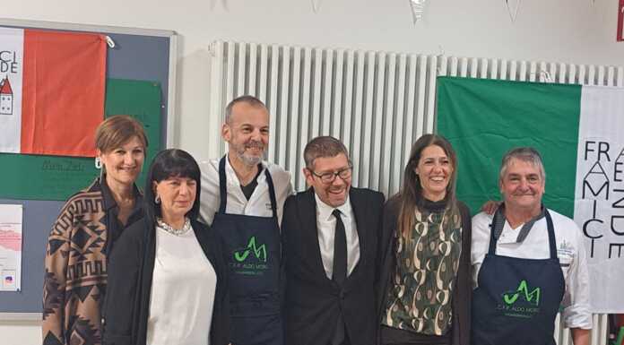 Valmadrera, festa con la città gemella tedesca Weissenhorn: la cena preparata dagli studenti del CFP Moro