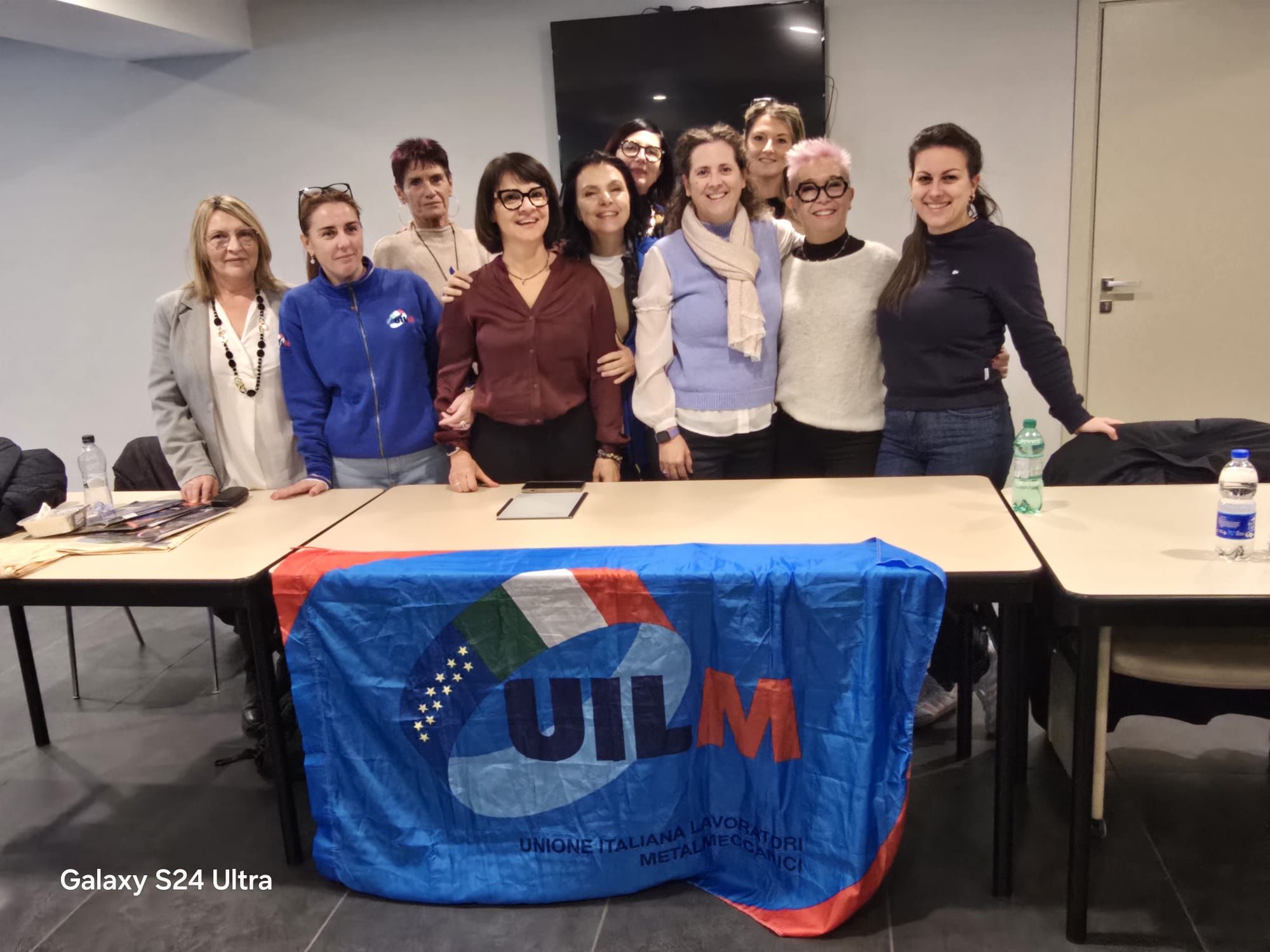 delegazione donne UILM - al centro Gabriella Troug