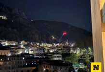 Intervento dell’elisoccorso sopra Laorca in serata L'elisoccorso del 118 sopra Laorca