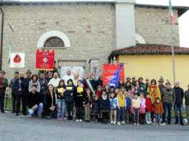 Erve celebra il 4 Novembre con il Vescovo di Bergamo monsignor Beschi