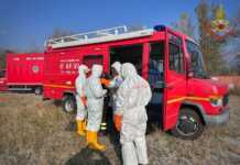 Valmadrera: esercitazione dei Vigili del Fuoco presso l’Azienda Collini esercitazione vigili del fuoco 2025-11-08