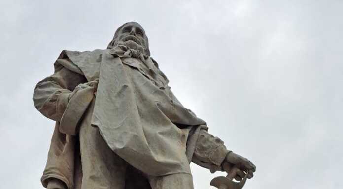 Completato il restauro della statua di Giuseppe Garibaldi