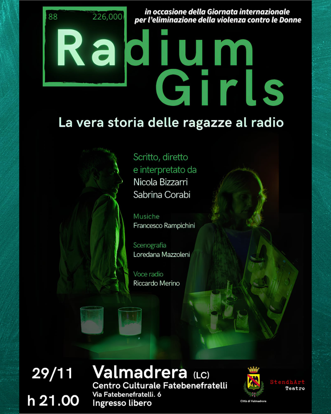 Locandina spettacolo 29 novembre