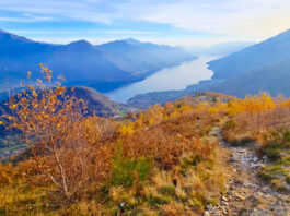 La vista mozzafiato dal Monte Duria: un balcone al centro del lago