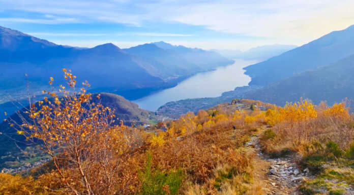 La vista mozzafiato dal Monte Duria: un balcone al centro del lago