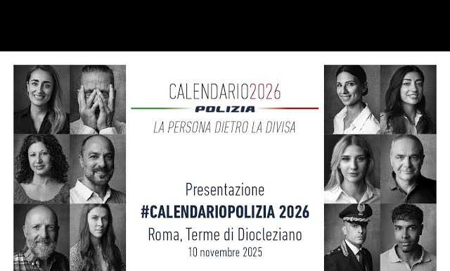 La Polizia di Stato presenta il Calendario 2026: l’umanità dietro la divisa