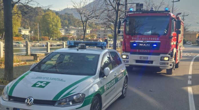 Pescatore cade in acqua a Parè, intervento dei Vigili del Fuoco