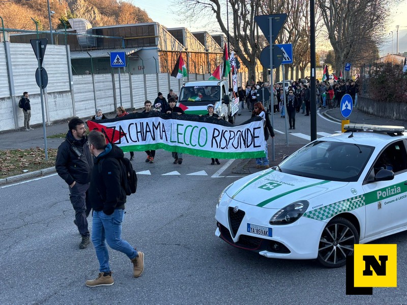 Corteo Palestina Lecco