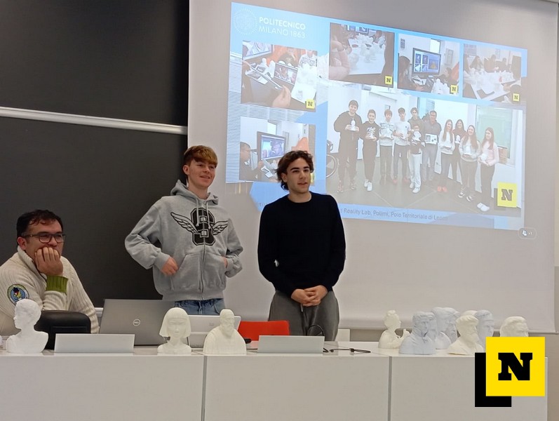 Politecnico lecco progetto arte al tatto