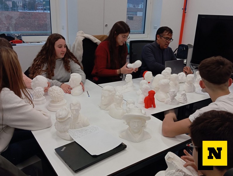 arte al tatto politecnico lecco laboratorio ai stampante 3D Collegio Volta