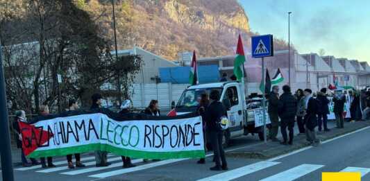 Il corteo per la Palestina attraversa Lecco: “Le guerre non sono lontane, ci coinvolgono qui e ora” Corteo Palestina Lecco
