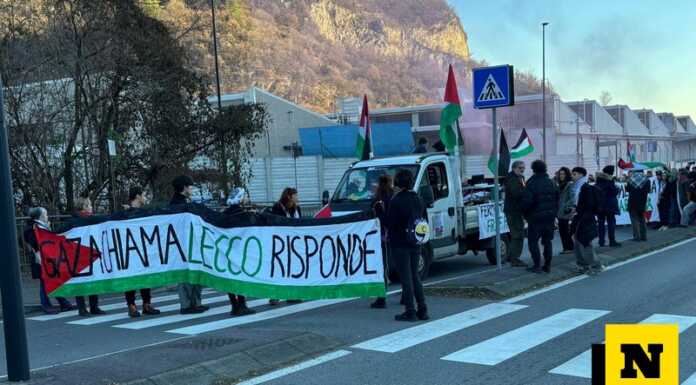 Il corteo per la Palestina attraversa Lecco: “Le guerre non sono lontane, ci coinvolgono qui e ora” Corteo Palestina Lecco