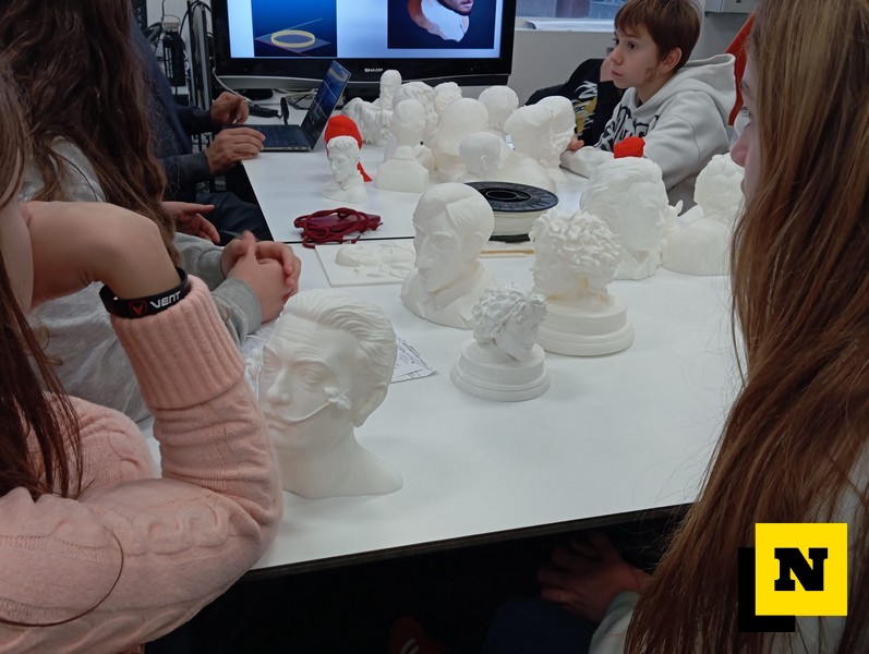 arte al tatto politecnico lecco laboratorio ai stampante 3D Collegio Volta