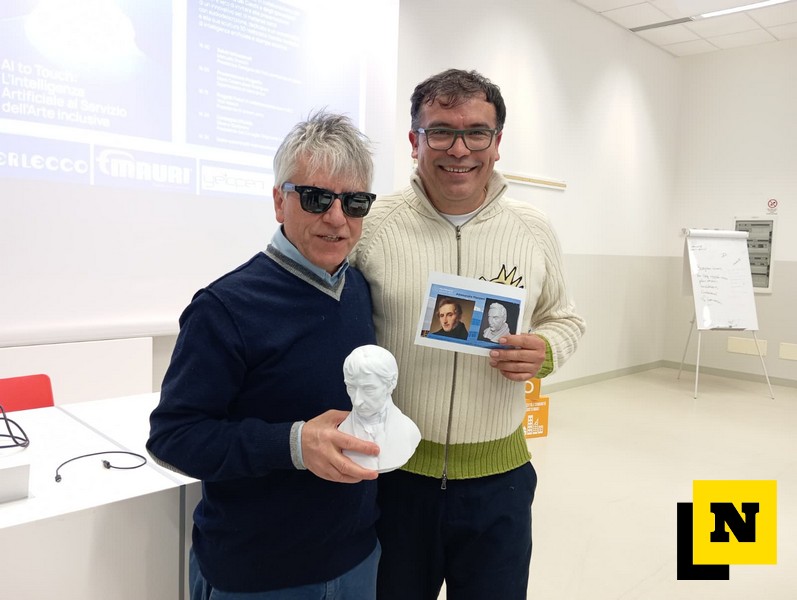 Politecnico lecco progetto arte al tatto