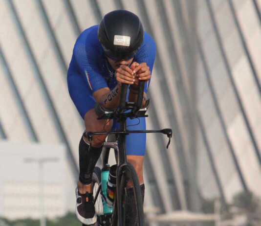 Triathlon. Grande prova di Alessandro Cazzaniga in Qatar Cazzaniga Triathlon Qatar 15 12 25