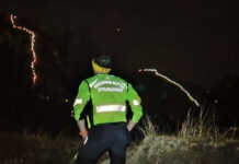 Grazie al Soccorso Alpino le fiaccole hanno illuminato la ferrata del Corno Rat