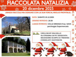 Colle Brianza: tutto pronto per la fiaccolata natalizia del 20 dicembre